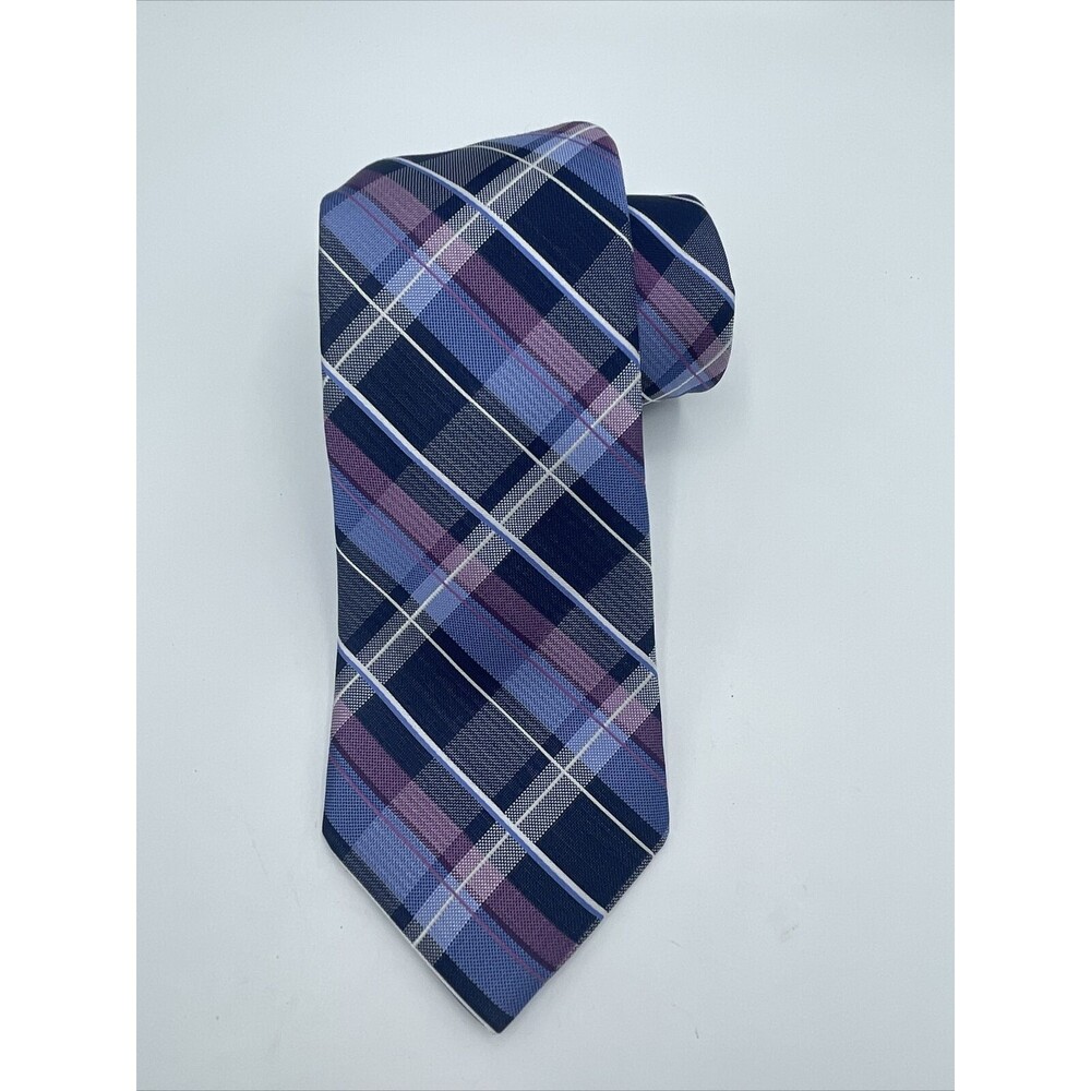 Michael Kors Silk Blend Plaid Tie New W/O Tags